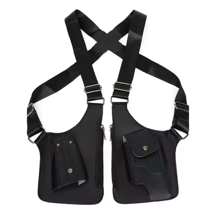 Sac à dos tactique rétro en PU pour hommes