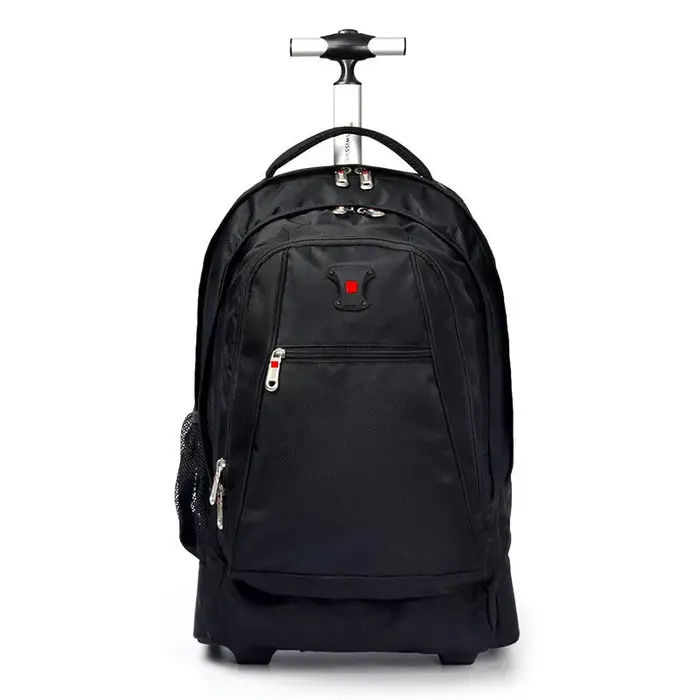 Sac de voyage à roulettes de grande capacité pour hommes et femmes, valise d'embarquement multifonctionnelle SR, marque suisse
