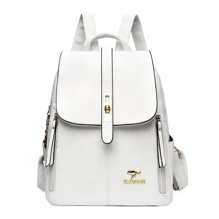 Sacs à Dos en cuir pour femmes de luxe pour filles Sac A Dos Sac à Dos décontracté noir Sac à Dos Vintage