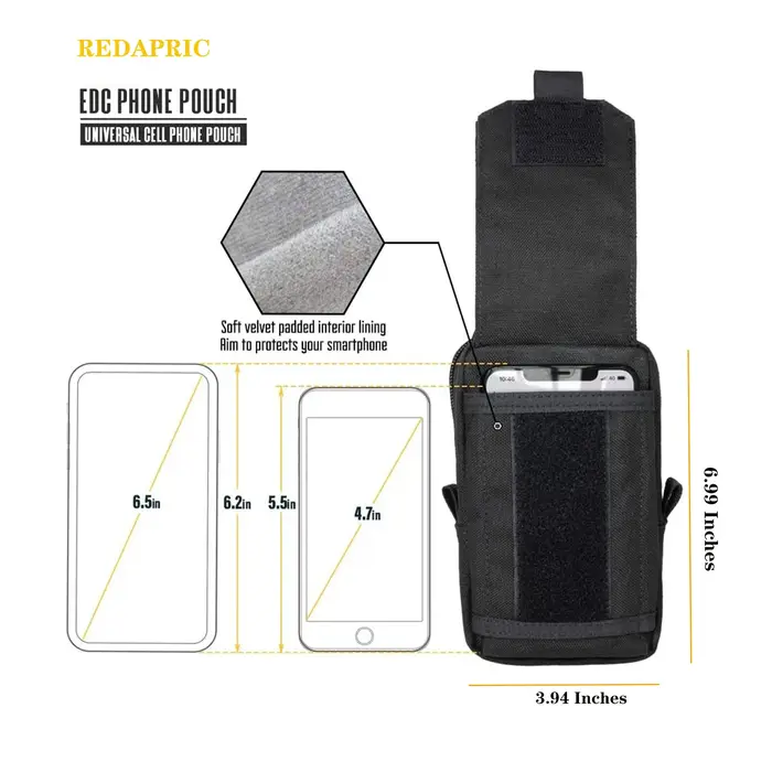 Pochette tactique Molle pour hommes, sac de taille d'extérieur, sac à outils EDC, organisateur de ga