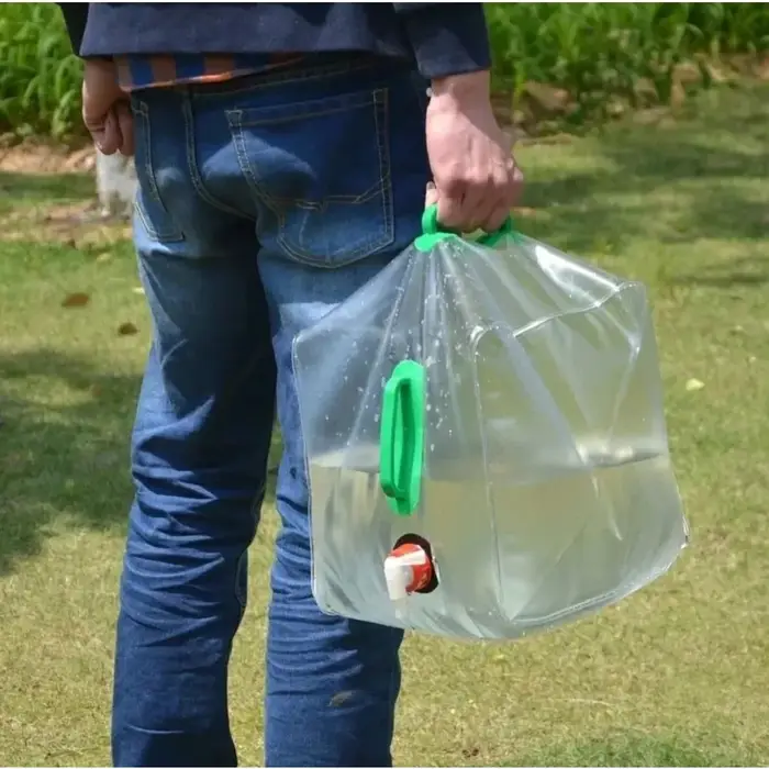 Sac à eau pliant d'extérieur