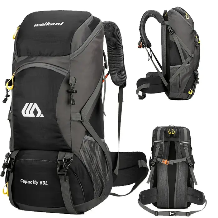50L voyage sac à dos Camping hommes grand sac de randonnée touristique sac à dos étanche Sports de plein air escalade alpinisme sac bagages
