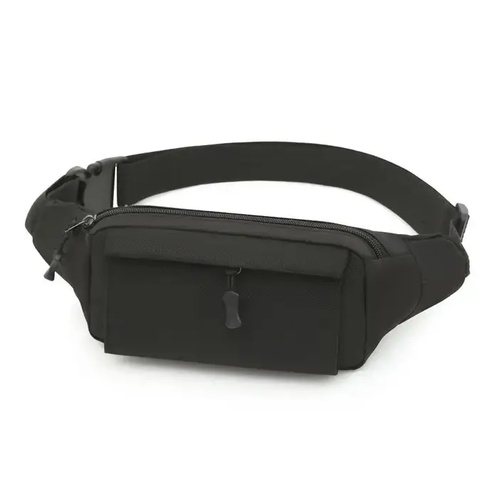 Sac banane en toile pour homme avec compartiment sécurisé pour téléphone
