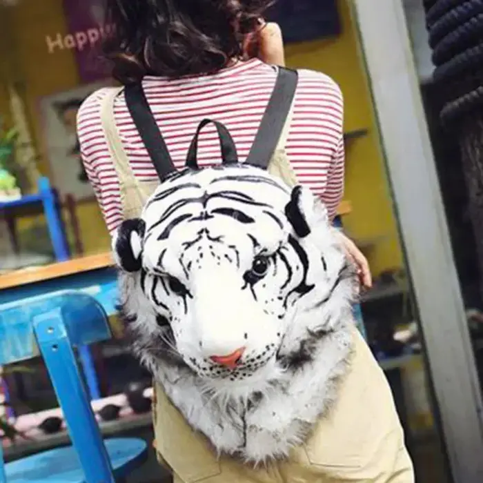 GD Tiger Head Sac à bandoulière 2025 Lion Sac à dos Street Trend Personnalité drôle Star Même grande