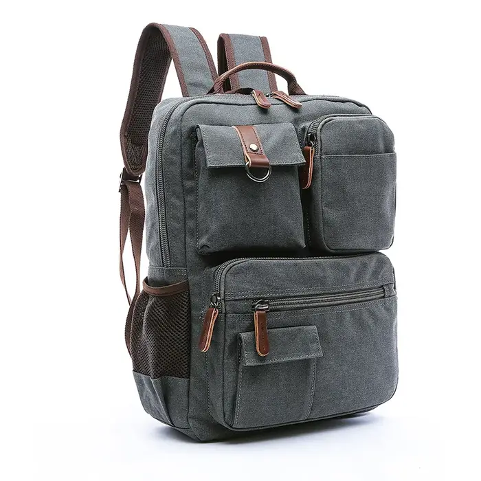 Hommes sac à dos pour ordinateur portable sac à dos toile sac d'école sacs à dos de voyage pour adolescent mâle sac à
