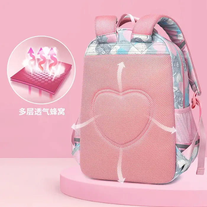 Sac à dos d'école pour enfants, pour filles de 1 à 6 ans