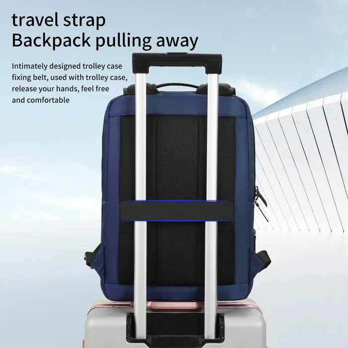 Tigernu sacs à dos extensibles pour hommes 15.6 pouces sac à dos pour ordinateur portable sacs collè