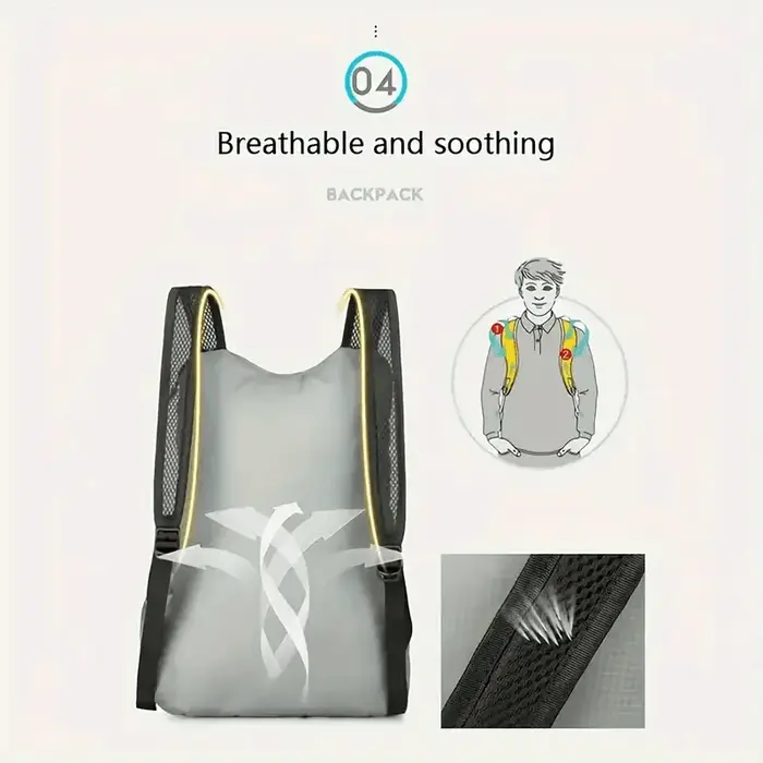 2025 Nouveau sac à dos ultraléger multifonctionnel 1 paquet – Pliable et portable – Parfait pour les essentiels du