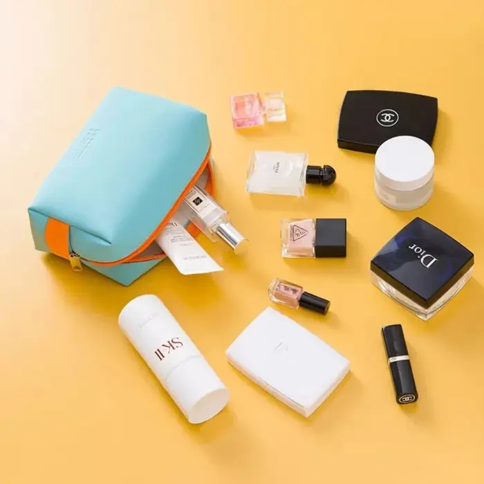Sac à cosmétiques en cuir PU