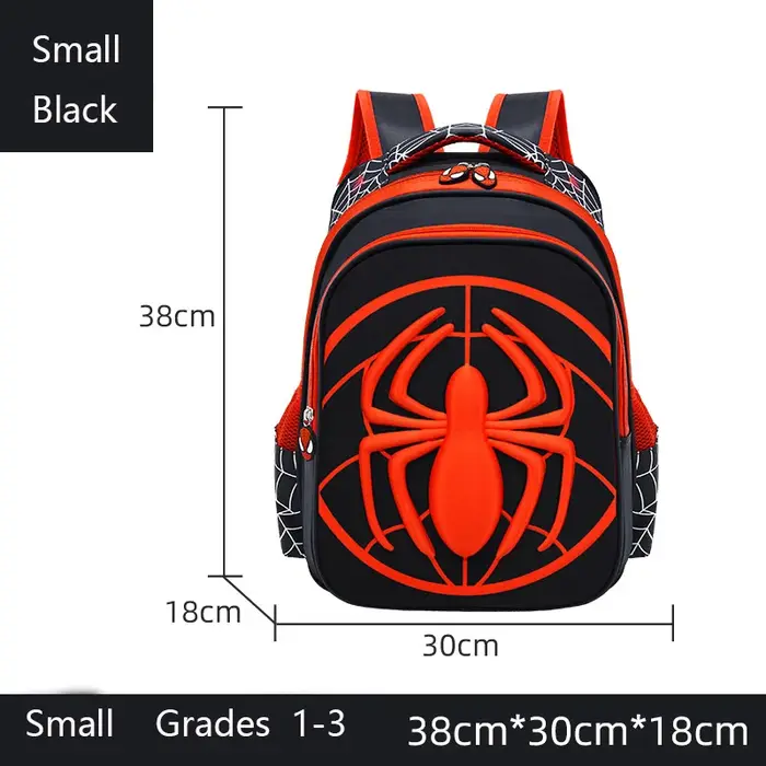 Spider sac à dos + trousse à crayons ensemble pour garçons sac d'école primaire pour enfants sac d'é