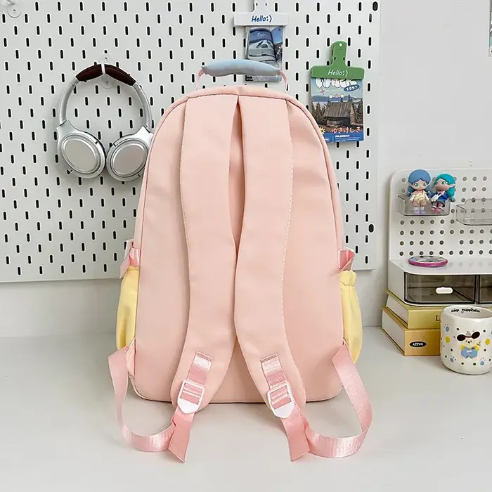 Sac à dos scolaire grande capacité en nylon