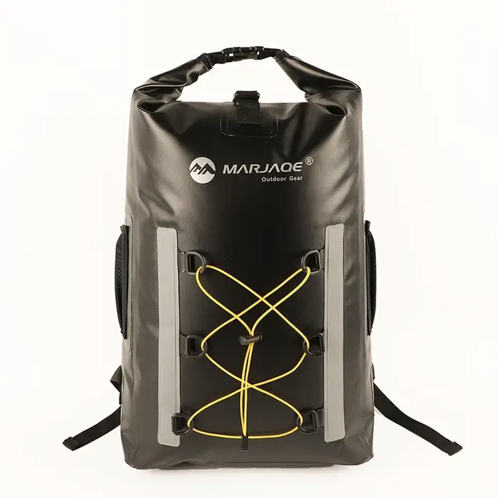 Sac à dos étanche 30L pour activités de plein air-sac de sport de séparation sèche et humide avec bandes réfléchissantes