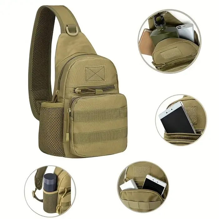 Sac à bandoulière militaire