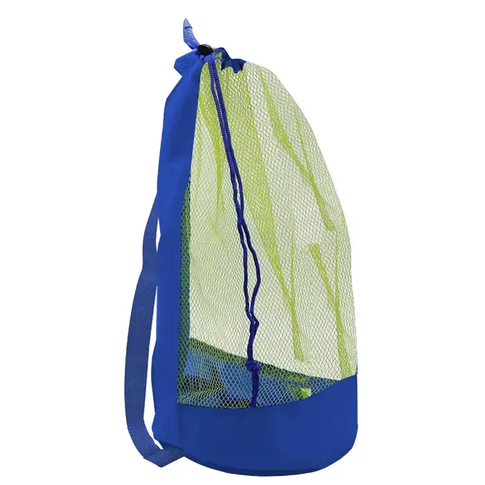 Sac de plage pliable et Portable en maille, 1 pièce, sac de natation, paniers de jouets de plage, sa