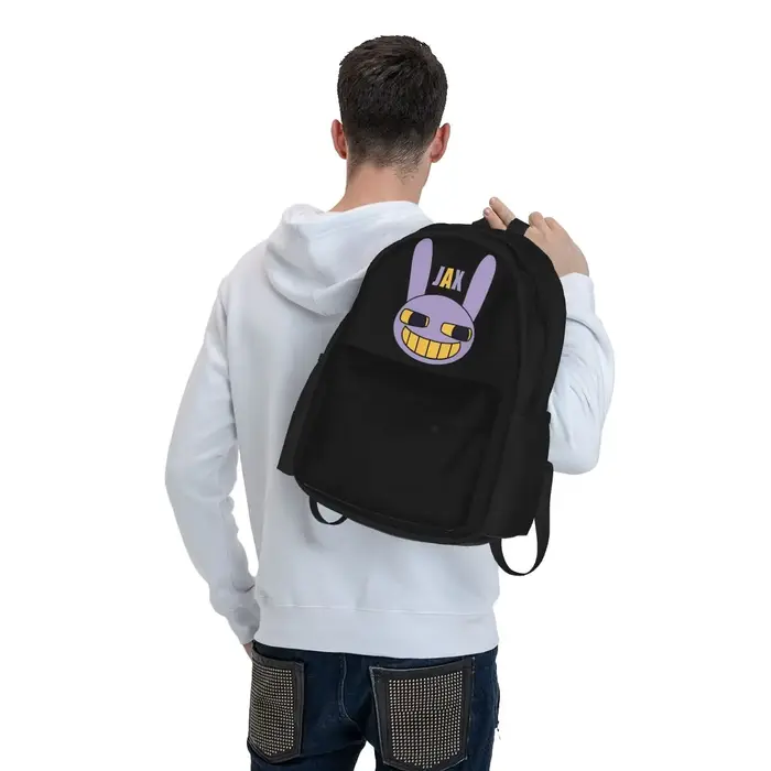 Jax avec nom (le incroyable cirque numérique) sacs à dos garçons filles Bookbag enfants