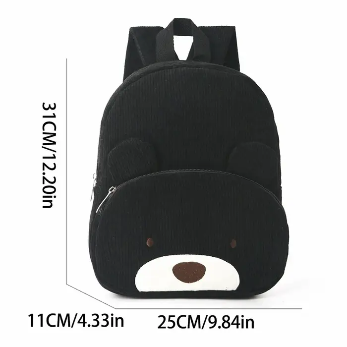 Sac à dos en velours côtelé pour enfants