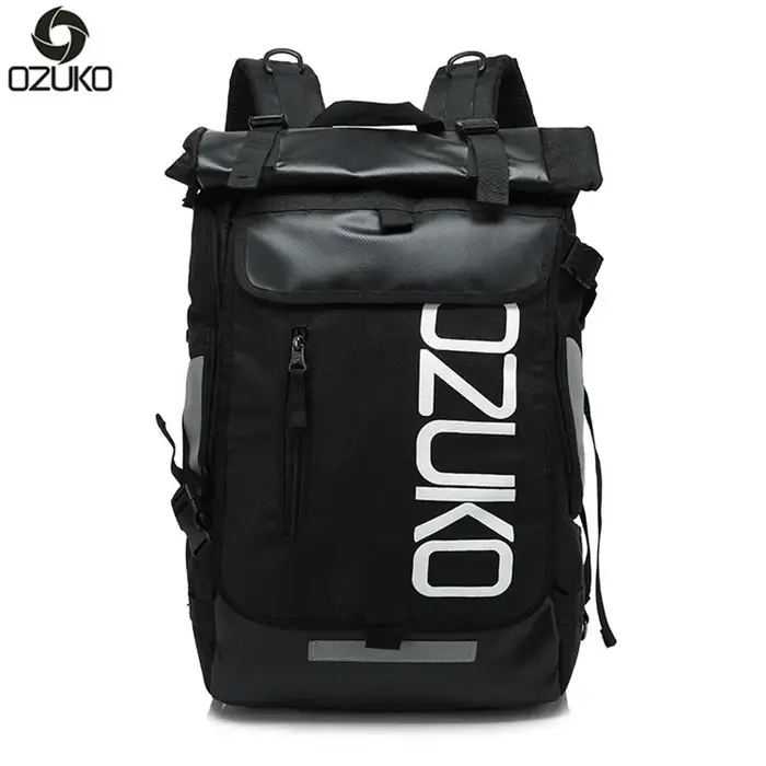 Grand sac à dos hommes 15.6 pouces ordinateur portable hydrofuge cartable pour adolescent décontracté étudiant sacs