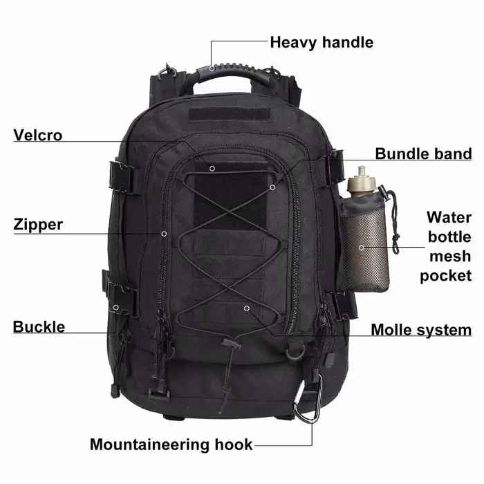 Grand sac à dos militaire pour hommes
