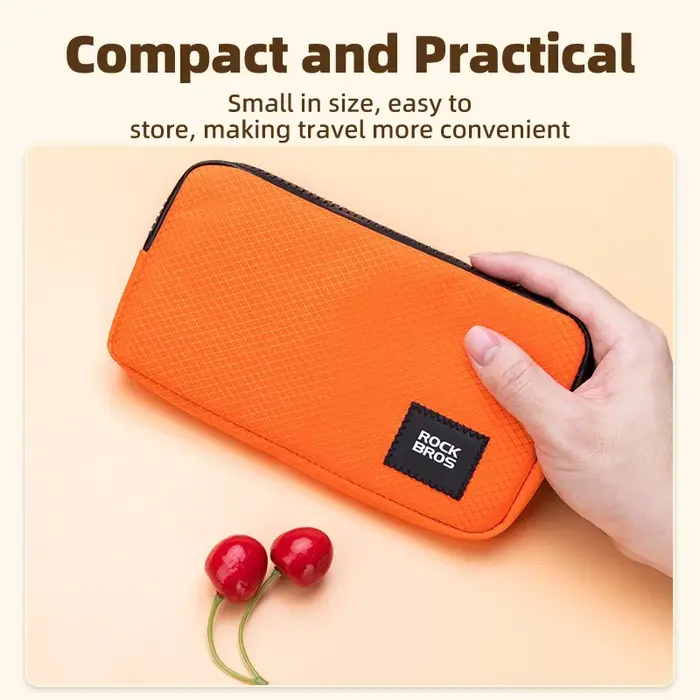 ROCKBROS sac de téléphone usage quotidien petite taille léger Portable multifonctionnel sac à main fermeture éclair stockage pièces de monnaie portefeuille sac de trajet