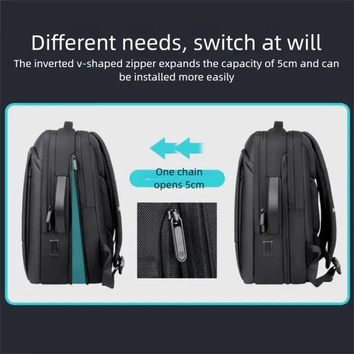 Sac à dos pour ordinateur portable grande capacité voyage d'affaires sac d'étudiant étanche antichoc 13-18 pouces sac d'ordinateur