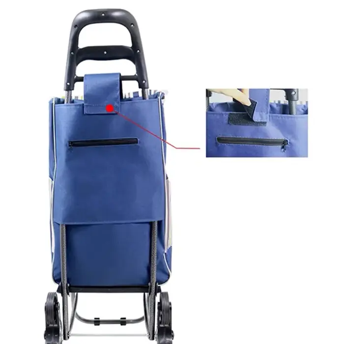 Sac de courses étanche coloré pour chariot