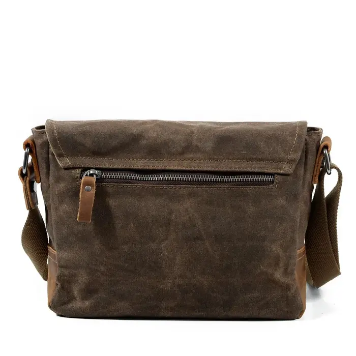 Nouveaux hommes rétro sacs de messager décontracté toile imperméable Simple sac à bandoulière Sectio
