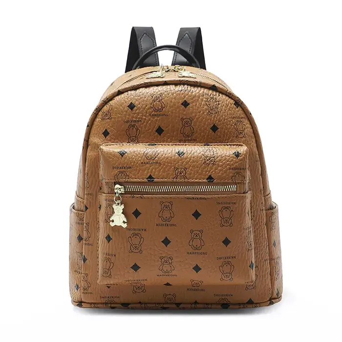 Sac à dos tendance à carreaux Fat Bear pour femme