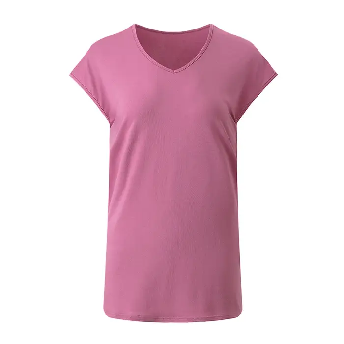 4/1 pièce été automne femmes couleur unie basique polyvalent à manches courtes T-shirt sport décontr