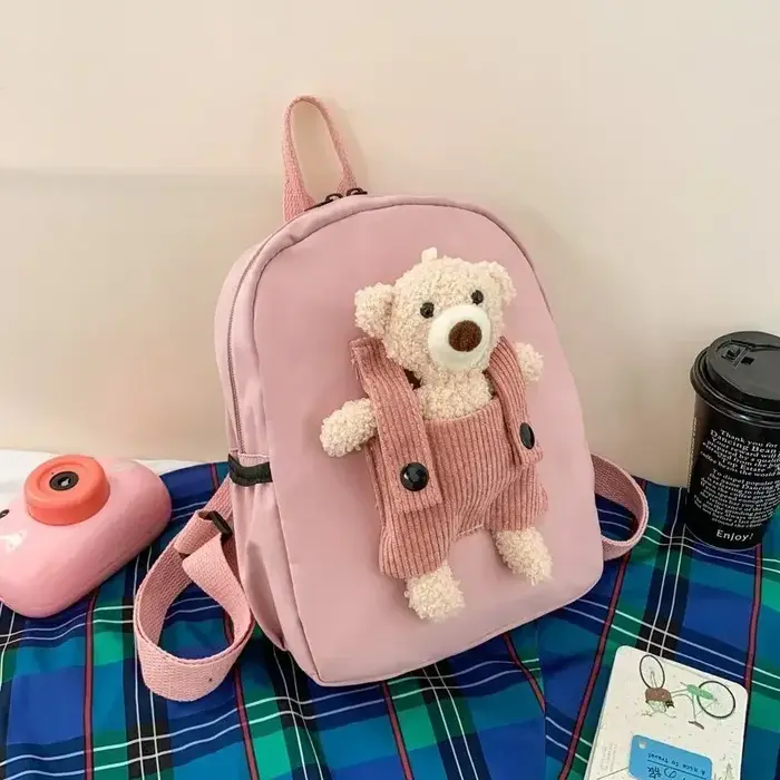 Sac à dos ours en peluche pour tout-petits