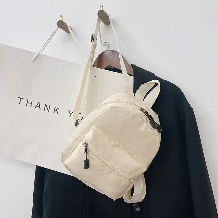 Mini sacs à dos tendance en Nylon pour femmes