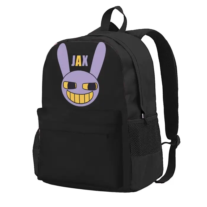 Jax avec nom (le incroyable cirque numérique) sacs à dos garçons filles Bookbag enfants