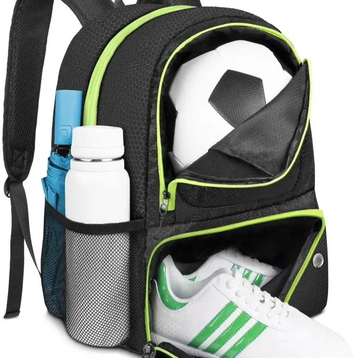 Sac à dos de football avec support pour ballon, sac de sport pour basketball et volleyball