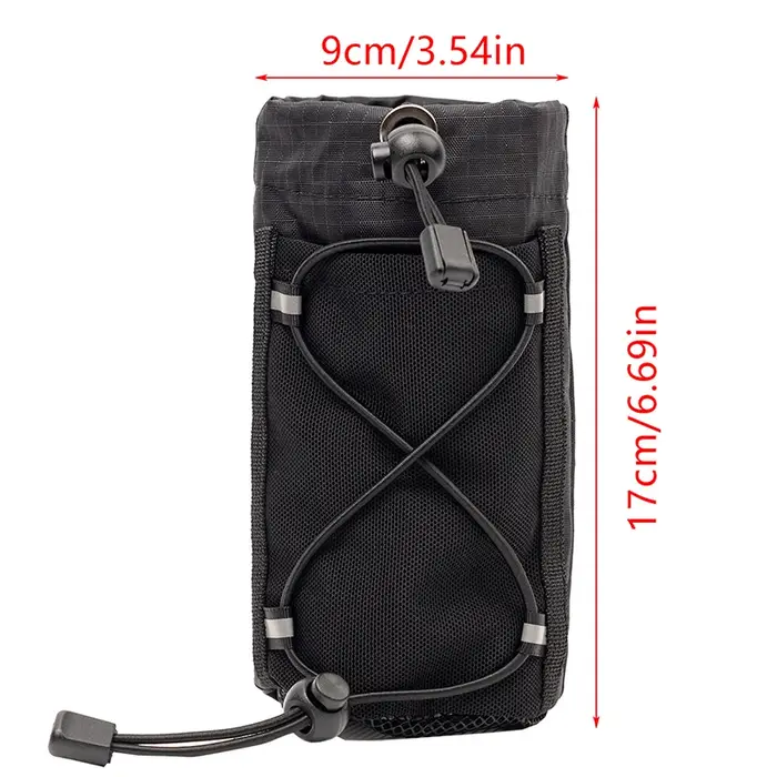 Sac à dos d'aventure en plein air avec sac de bouilloire ; Pochette suspendue pour téléphone portable de camping et rangement de bouteille d'eau de randonnée