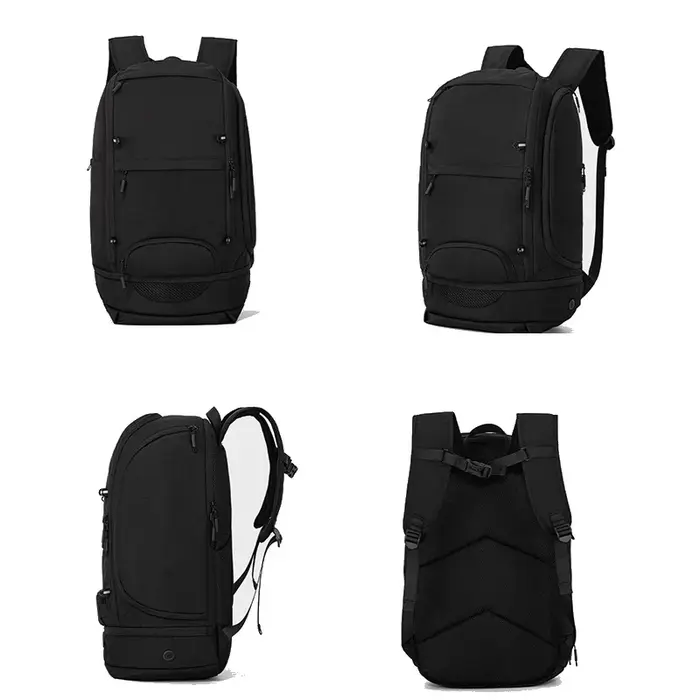 Sac à dos de basket-ball avec porte-balle impression Logo Image sac à dos indépendant pour hommes adapté au