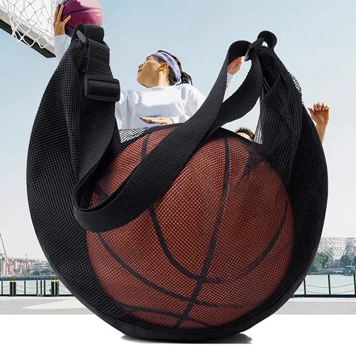 Sac de transport pour ballon unique avec poche zippée