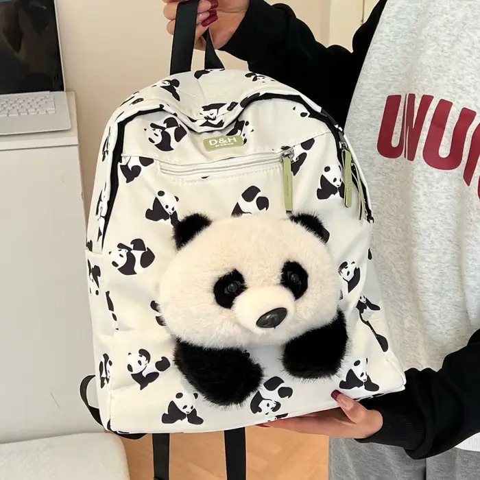 Panda He Hua sac à dos mode dessin animé mignon