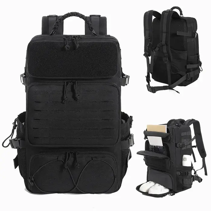 Grand sac à dos de voyage avec système modulaire