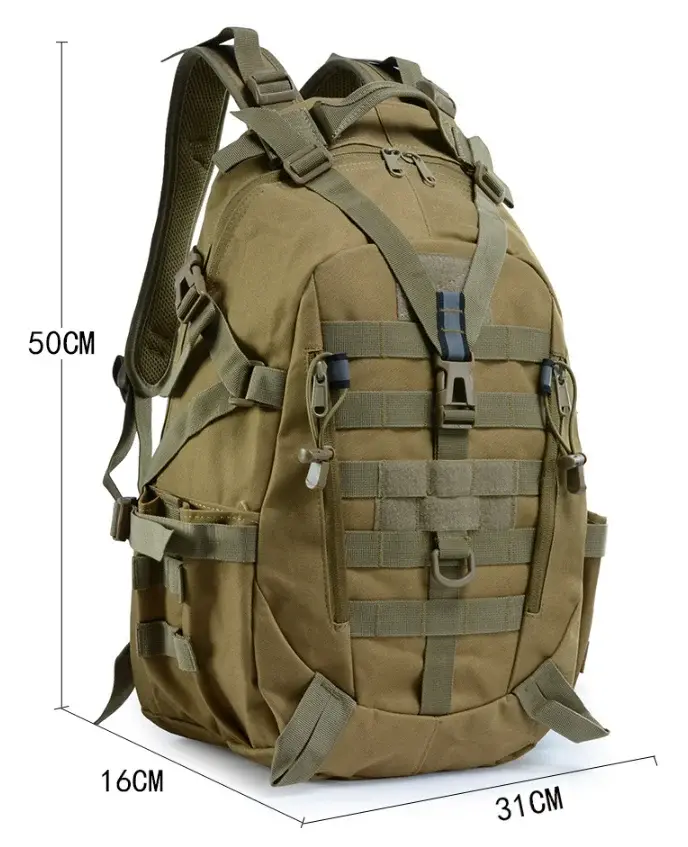 Sac à dos tactique réfléchissant extérieur Molle Camouflage sac à dos sac d'assaut randonnée Camping chasse voyage équitation sac à dos