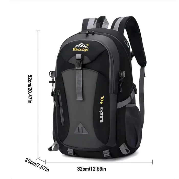 40L randonnée sac à dos voyage sac à dos pour hommes femmes Camping étanche en plein air