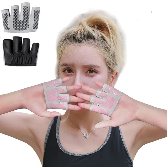Gants de gymnastique demi-doigt pour hommes et femmes, pour Crossfit, entraînement, musculation, protection des mains