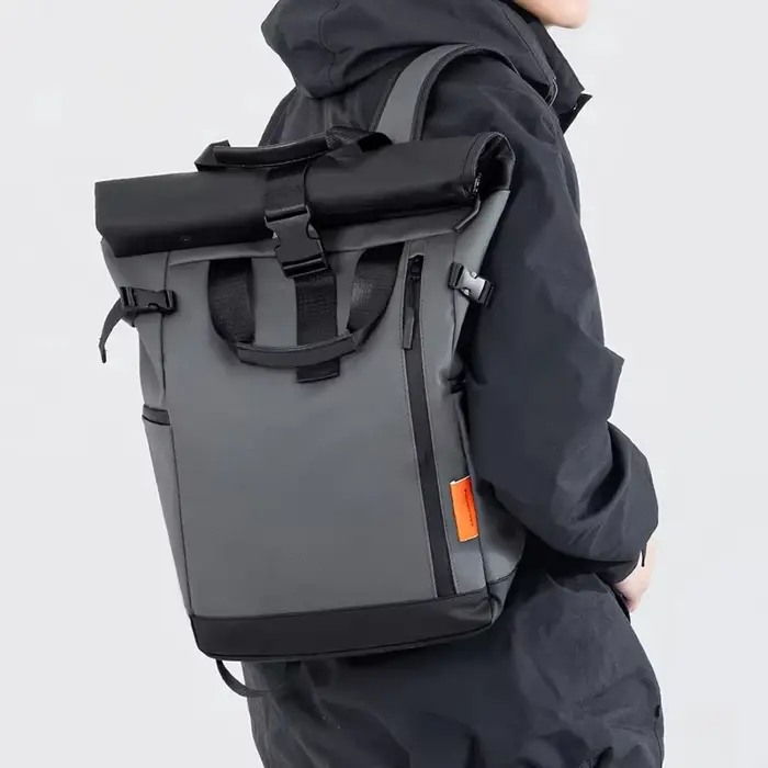 Sac de voyage pour hommes 15.6 pouces ordinateur portable sac à dos en plein air étanche Camping randonnée sac d'école collège affaires sac à dos