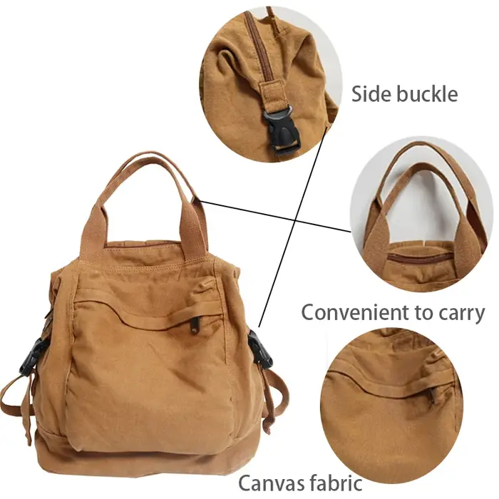 Nouveau Vintage femmes sacs à dos Style japonais toile voyage sac à dos grande capacité adolescents cartable