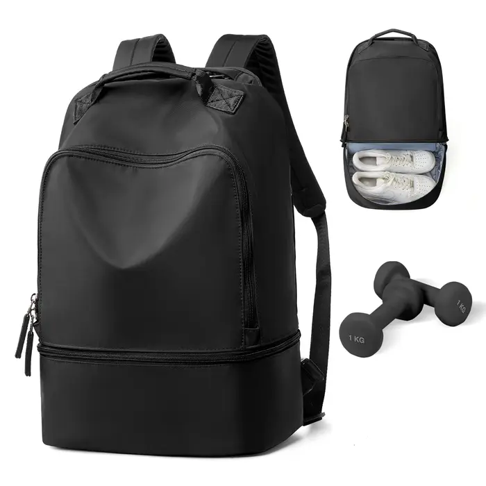 Sac de sport pour femmes, sac de voyage pour effets personnels avec compartiment pour chaussures, sa