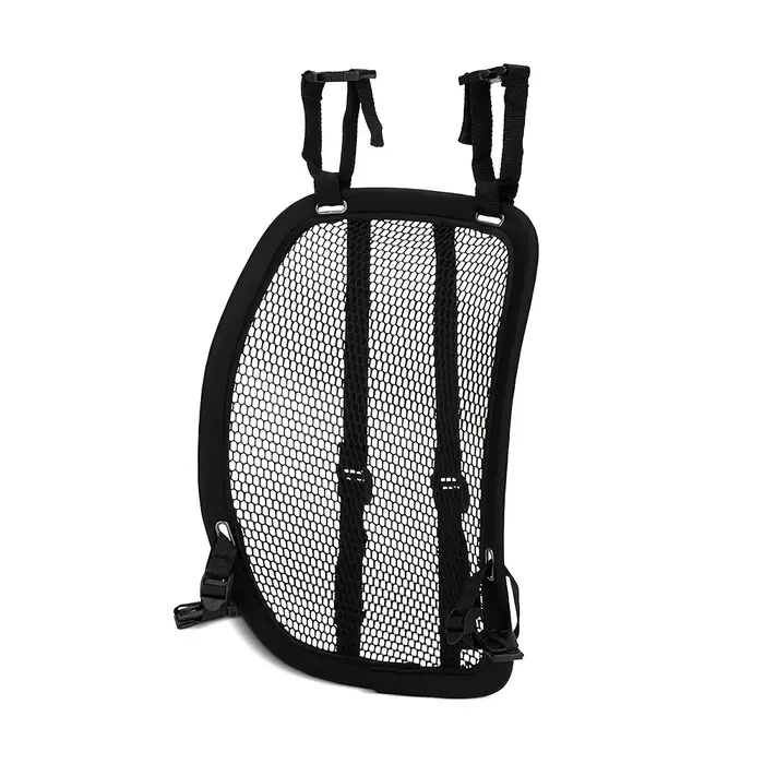 Sac à dos ergonomique avec cadre ventilé, coussin dorsal à flux d'air léger, soulagement de la press