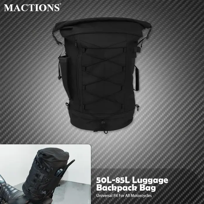 Sac à dos de bagage pour moto 50L-85L