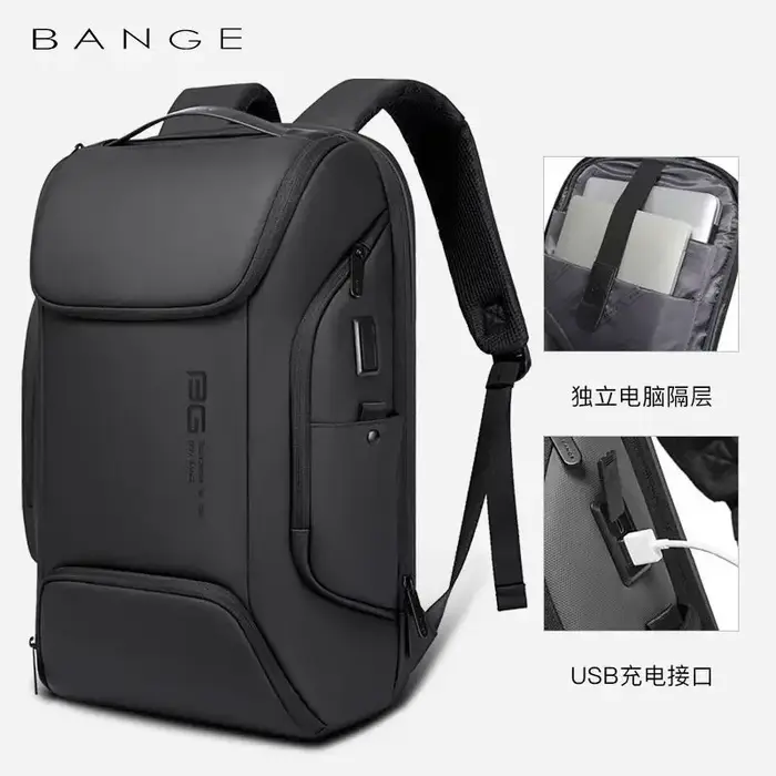 Bange-Sac à Dos Multifonctionnel avec Eau pour Homme et Femme, Sacs pour Ordinateur Portable, Grande