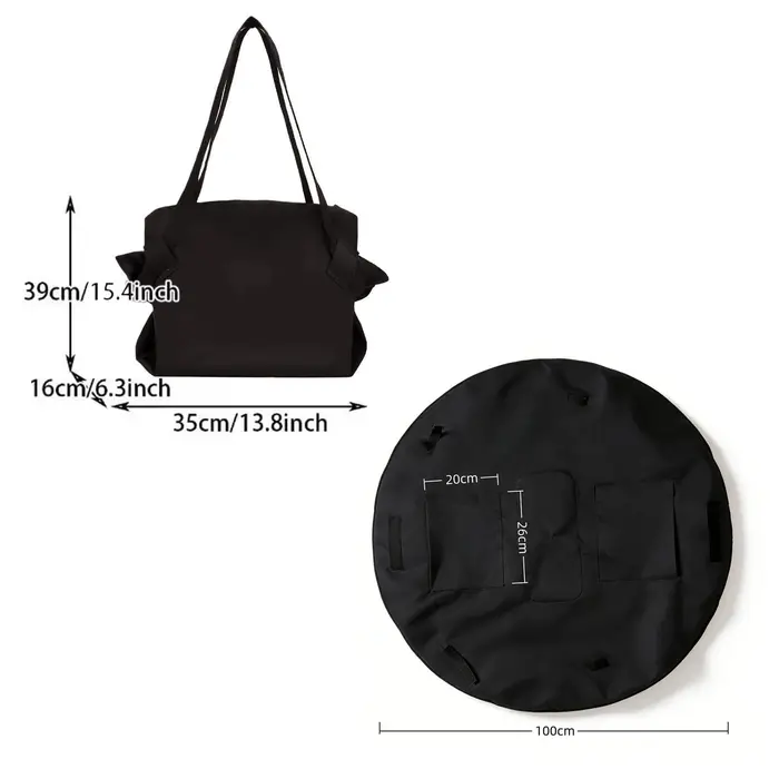 Sac de voyage pliable grande capacité - Sac fourre-tout/sac de sport durable