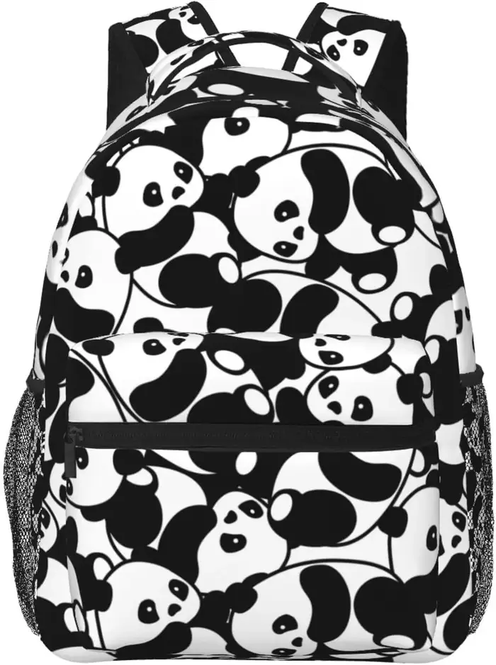 Sac à dos Panda dessin animé mignon Panda sacs à livres pochette d'ordinateur sacs à bandoulière voy