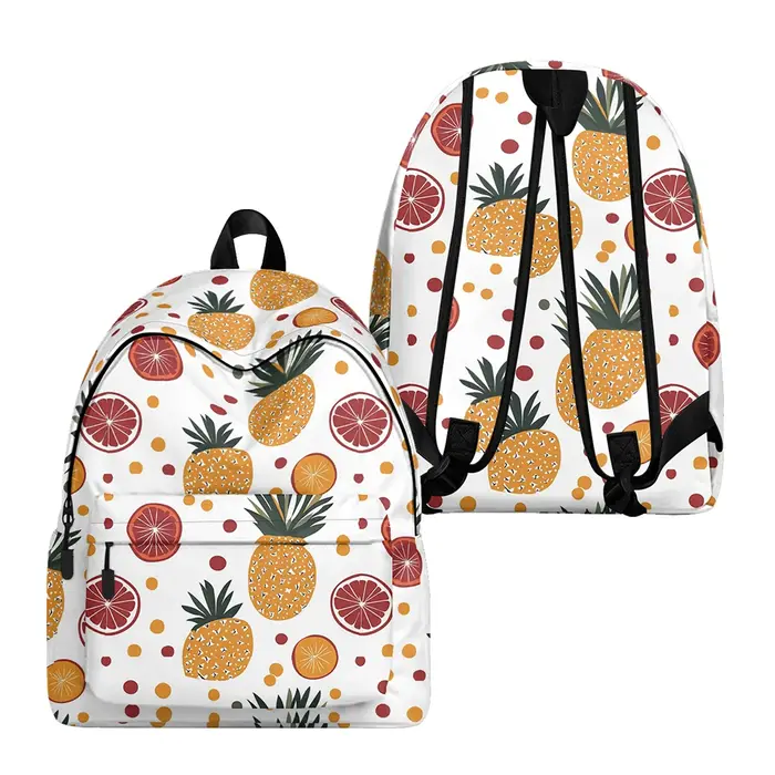 Sac à dos tendance imprimé fruits