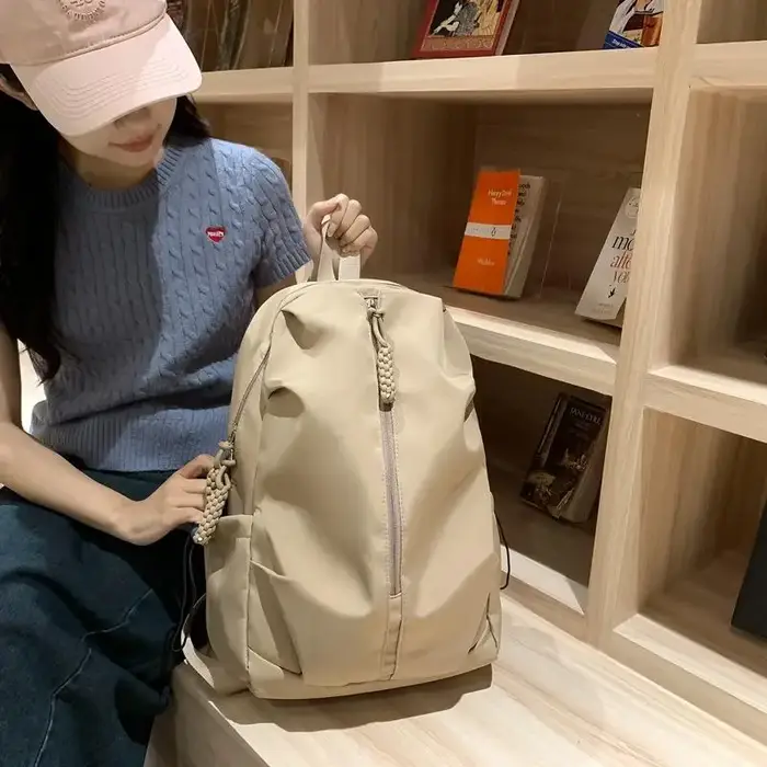 Sac à dos grande capacité pour étudiants, simple, décontracté, sportif, voyage